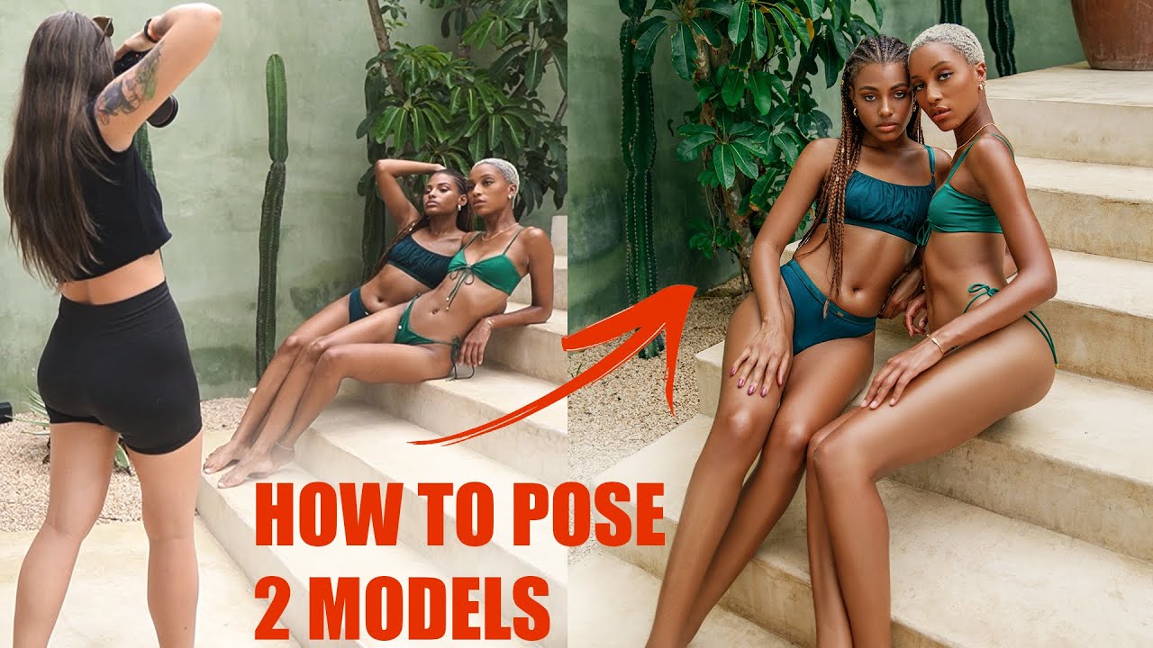 How to pose a glamour model for photography